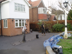 Driveway installation