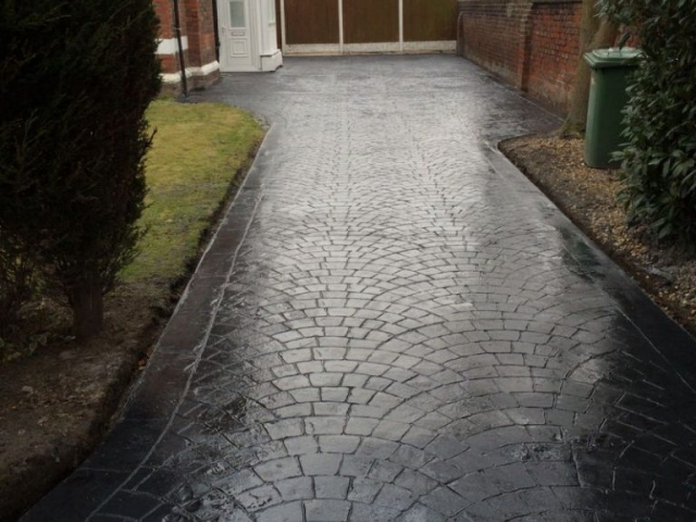 New Concrete Driveway in Wallasey