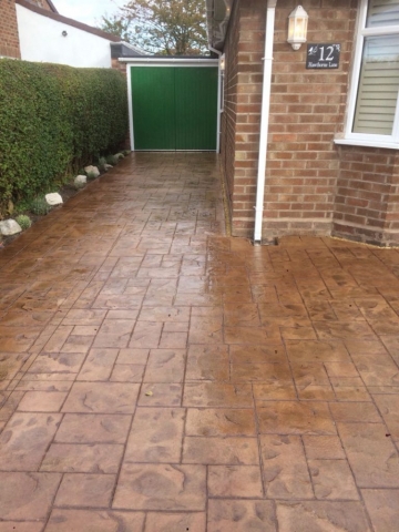 New driveway in Bromborough on the Wirral